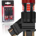 3157 LED Bulb Red, 3057 LED Brake Lights Bulbs Super Bright for Rear Brake Lights and Tail Lights, 2 Pack