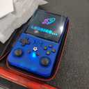 R36MAX Retro Handheld Game Console, 4.0 Inch IPS Screen, 64GB Memory, Portable Arcade Video Gaming Console Gift for Adults, Lake Blue