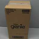 Litter Genie Standard Pail (Silver) | Cat Litter Box Waste Disposal System for Odor Control | Includes 1 Square Refill Bag