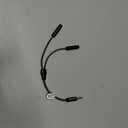 Syncwire Headphone Splitter, Nylon-Braided Extension Cable Audio Stereo Y Splitter (Hi-Fi Sound), 3.5mm Male To 2 Ports 3.5mm Female Headset Splitter for Phone, PS4, Switch, Tablets & More (Black)