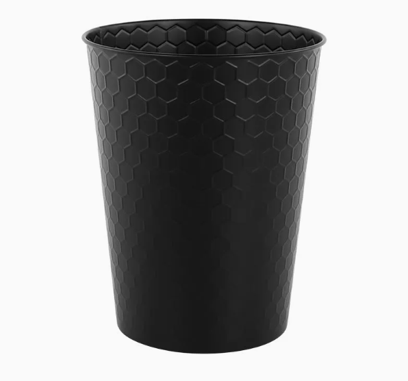 Stainless Steel Bathroom Open Top  Waste Paper Basket 10"