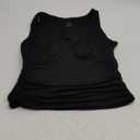 Sleeveless Top, Black, Size S