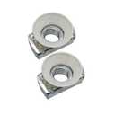 1/2"-13 Cone Nuts, Strut Channel Twirl Nut with Zinc Electroplate Finish for Use with Unistrut Channels (10 Pack)