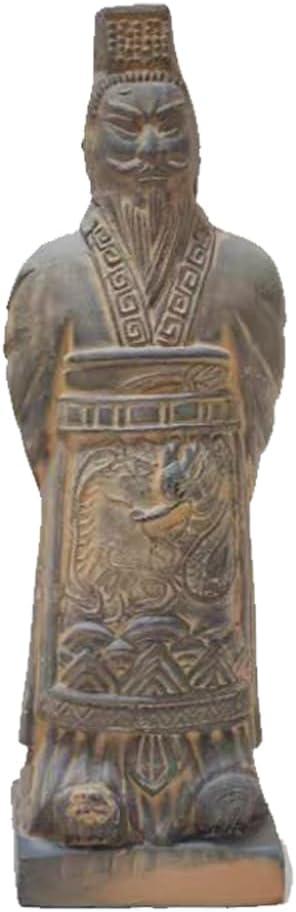 Terracotta Warriors Statues,Qin Dynasty Ancient China Replica, Handcrafted Pottery Clay Collectible, Chinese Cultural Business Gift Office Decor