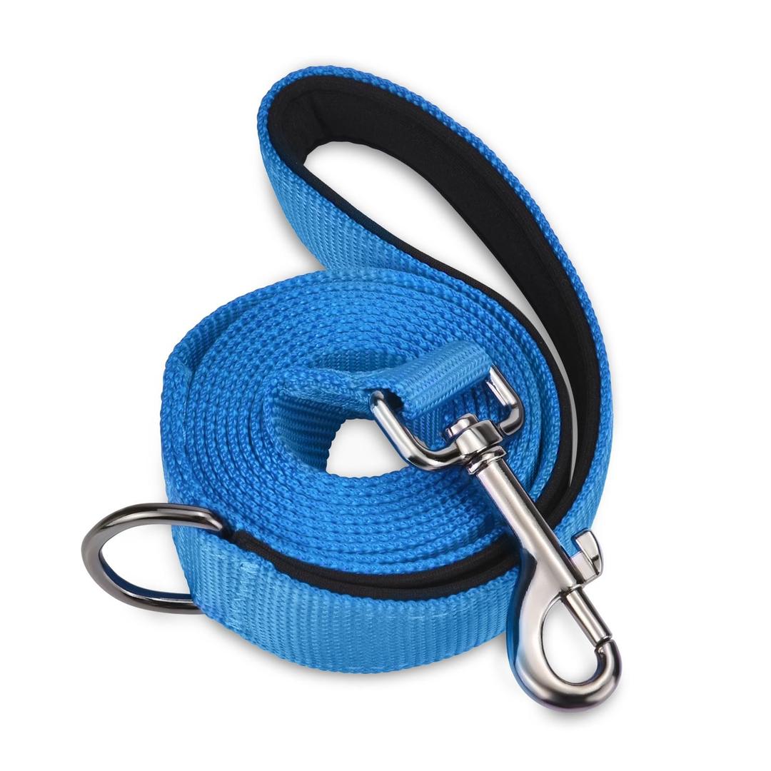 AUDWUD Soft Padded Handle Dog Leash, Relieve Hand Pressure;Portable, Strong, High Tensile Strength, Suitable for Small and Medium Sized Dog Walking Leash
