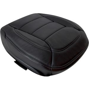 NLQR Front Driver Bottom Replacement Seat Cover Black Microfiber Leather Compatible with Mercedes Benz ML250 ML350 ML400 2012 2013 2014 2015