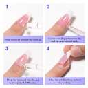 Gellen Nail Glue Remover for Press on Nails, 40ML Press On Nail Remover for UV Nail Glue, Non acetone Gentle Glue Off for False Nails Glue Tips, Odorless Easy Debonder, Not for Gel Polish