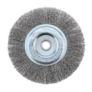 6 Inch Wire Wheel for Bench Grinder with 5/8 Inch High Carbon Bench Wire Wheel Brush 0.012-Inch Coarse
