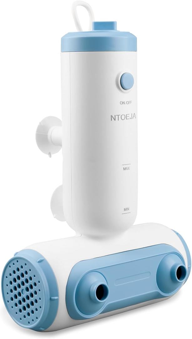 NTOEJA Bath Jets for Tub, Bath Jet&Bubble Mode, Portable 2 Jets Spa Machine Creates Soothing Bubbles&Massage for Women Relaxing Daily Use.