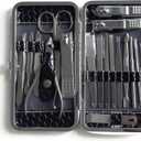 Nail Clippers Set - Fingernail and Toenail Clipper Cutters, Manicure Pedicure Kit - 18 Pieces Stainless Steel Professional Grooming Kits - Manicure Kit for Women and Men