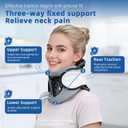 Neck Traction Device - Adjustable Inflatable Neck Stretcher,Lightweight Neck Support Brace for Cervical Spine Decompression,Pain Relief Neck Decompression Tension Relief