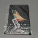 4 Pack for Samsung Galaxy Z Fold 7 Hinge Skin Wrap Using 3M Protector Phone Film Sticker Carbon Fiber Flexible Vinyl Thin Decal Protective for Side HD Clear (Black Carbon Fiber)