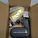 PUR Plus Vertical Faucet Mount Water Filtration System, Lead-Reducing Water Filter For Sink Faucet, Easy Install, 100 Gallons, Compatible with Sinks with External Aerators, Grey