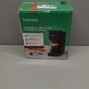 Mini Hot and Iced Coffee Maker Single Serve, for K Cup and Ground, 6 to 14 Oz Brew Sizes, with Recipe Book, for Home, Travel, RV, Office and Dorm, Classic Black (2.0 Version)