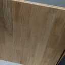 Hevea Butcher Block Countertop, 25"×24"×1.5" Unfinished Wood Table Top | Solid hevea wood top for kitchen counters, desks, shelves, islands, and DIY projects; easy to cut, finish, and maintain.