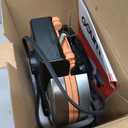 Gourmia Belgian Waffle Maker  Compact Design with Upright Storage, Adjustable Browning, and Easy-Clean Nonstick Ceramic Plates, Stainless Steel