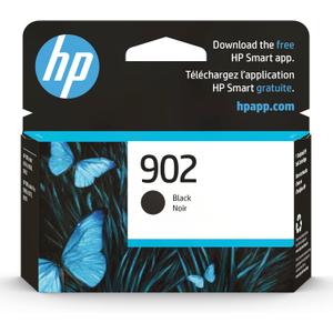HP 902 Black Ink Cartridge | Works with HP OfficeJet 6950, 6960 Series, HP OfficeJet Pro 6960, 6970 Series | Eligible for Instant Ink | T6L98AN (Black)