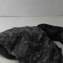 Calming Medium Dog Bed for Couch, 35 x 31 inch Removable Couch Cover for Dogs Washable, Non-Slip Fluffy Plush Dog Sofa Mat for Furniture Protector - Dark Grey
