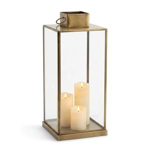 HD 21 IN Glass/gold lantern