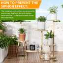 Automatic Plant Waterer Indoor Plant Watering Devices System, Self Drip Irrigation System Kit for Indoor Outdoor Garden, Adjustable Drippers, Water 15 Plants