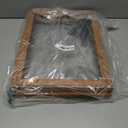 Floating Frame for 12x16 Inch Canvas Painting 0.6-0.8 Deep, 2 Pack Floater Frame for Canvas Prints, Art frame for Wall Prints Diamond Painting Paint by Numbers (Dark Brown)