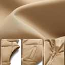 MEROKEETY Womens 2025 Puffer Vest Sleeveless Zip Up Quilted Coat Stand Collar Gilet Jacket With Pockets (Small, Khaki)