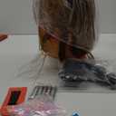 Mannequin Head with 80% Human Hair - Straight, 26"-28" Doll Head for Cosmetology & Hairdresser (#27 Light Brown)