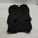 Dokotoo Fall Dresses for Women 2025 Elegant Lace Hollow Out Embroidered V Neck Long Sleeve Casual A-Line Swing Mini Dress S