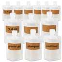 TailaiMei 12 Pieces Travel Pouches for Toiletries, TSA Approved Portable Travel Size, Refillable Stand Up Pouch for Shampoo/Conditioner/Lotion (1.7 &3.4 oz)