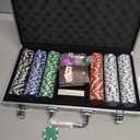 Spin Master Games, Cardinal Classics, 300-Piece Poker Set with Aluminum Carrying Case & Professional Weight Chips & Poker Dice, for Ages 8+