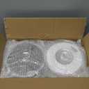 RAMBERY White Black PLA+ 3D Printer Filament Bundle 4KG Toughness Upgraded 1.75MM 3D Printing Filament Fit Most FDM Printers, Black x 2 Spools & White x 2 Spools