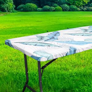FUANGUI Spandex Rectangle Fitted Tablecloth