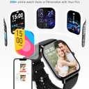 Smart Watch for Women Men- Answer/Make Call, 2025 IP68 Waterproof Fitness Step Tracker Watch with Sleep Monitor/Activity Counter/110+ Sport Mode, Smartwatch for Andriod iPhone iOS Samsung Compatible