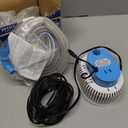 Upgraded Pool Cover Pump Above Ground - Submersible Water Sump Pump with LED Lights, Pool Cover Water Removal Pumps for Pool Draining with 16FT Drainage Hose & 25FT Power Cord, 850 GPH, 4 Adapters