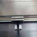 4X 304 Stainless Steel Square Glass Spigots Pool Fence Spigot Clamp, Black