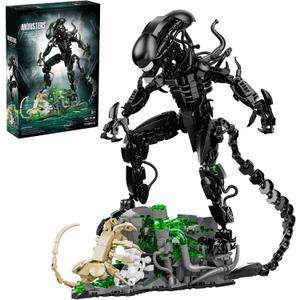 Xenomorph Action Figure Building Set Compatible with Lego Set for Adult Horror Gifts for Fans Birthday Christmas for Boys Girls Age 8-958 Pcs