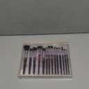 Makeup Brush Set, Premium Synthetic 14 Pcs Makeup Brushes, Travel Makeup Brush Set for Foundation, Concealer, Blush and Eyeshadow Brush(Black)