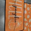 Bathroom Rugs, Bath Mats for Bathroom Non Slip Washable, Quick Dry, Water Absorbing, Fits Under Door, Ultra Thin, Rubber Backing, Low Pile, Cozy Cloth Cotton, Ideal for Shower, Long(46x17), Short(30x17)