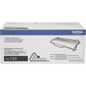 Brother Printer TN720 Toner Cartridge Black (Single)