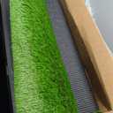 Bsmathom Artificial Grass Rug Indoor Outdoor Rug, 3x5Ft Dog Grass Mat with Drainage Holes, Synthetic Artificial Grass Turf Fake Grass Rug for Balcony Garden Lawn Landscape, 3x5Ft