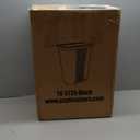 FDW Step-On Trash Can with Lid 13 Gallon 50 Liter Capacity for Kitchen Garbage Can Silent Slow Descent Lid with Foot Pedal and Shockproof Design for Home Living Room Bedroom Office Use