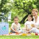 7 x Silicone Phone Holder Bag Compatible with Bogg Bag Accessories Inserts Charms and Attachment for Bogg Beach Tote Bags, Generic Size Fits for iPhone and Android Phones (Green)