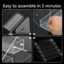 Acrylic Coffee Capsule Storage Holder Compatible, nespresso pod organizer, 5-Tier Large Capacity Coffee Capsule Countertop Storage Rack, Pods Organizer for Home, Office, Cafe Station