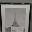upsimples 12x14 Frame, Display Pictures 9x11 with Mat or 12x14 Without, Wall Hanging Photo Frame, Black, 1 Pack