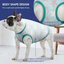 Sychien Dog Shirts Quick Dry Summer Cooling Star Printing Dogs T-Shirt,Deep Green+Light Blue S