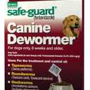 Safe-Guard (fenbendazole) Canine Dewormer for Dogs, 4gm pouch (ea. pouch treats 40lbs.)