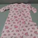 Hudson Baby Unisex Baby Premium Quilted Long Sleeve Sleeping Bag and Wearable Blanket (18-24 Months, Pink Navy Floral)