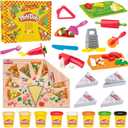 Play-Doh Pizza Slice Playset, Play Food Kitchen Toys for Kids, Arts & Crafts for Boys & Girls 3+