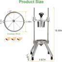 Commercial Easy Wedger 8 Wedger Fruit Lime Slicer Cutter Stainless Steel Blade Commercial Vegetable Chopper Dicer Lemon Cutter for Home Bar Restaurant Lemons Limes Tomatoe Potatoe