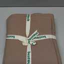 BESTOUCH Duvet Cover Set 100% Washed Cotton Linen Feel Super Soft Comfortable Chic Lightweight 3 PCs Home Bedding Set Solid Pine Bark Brown King (King (104" x 90"))